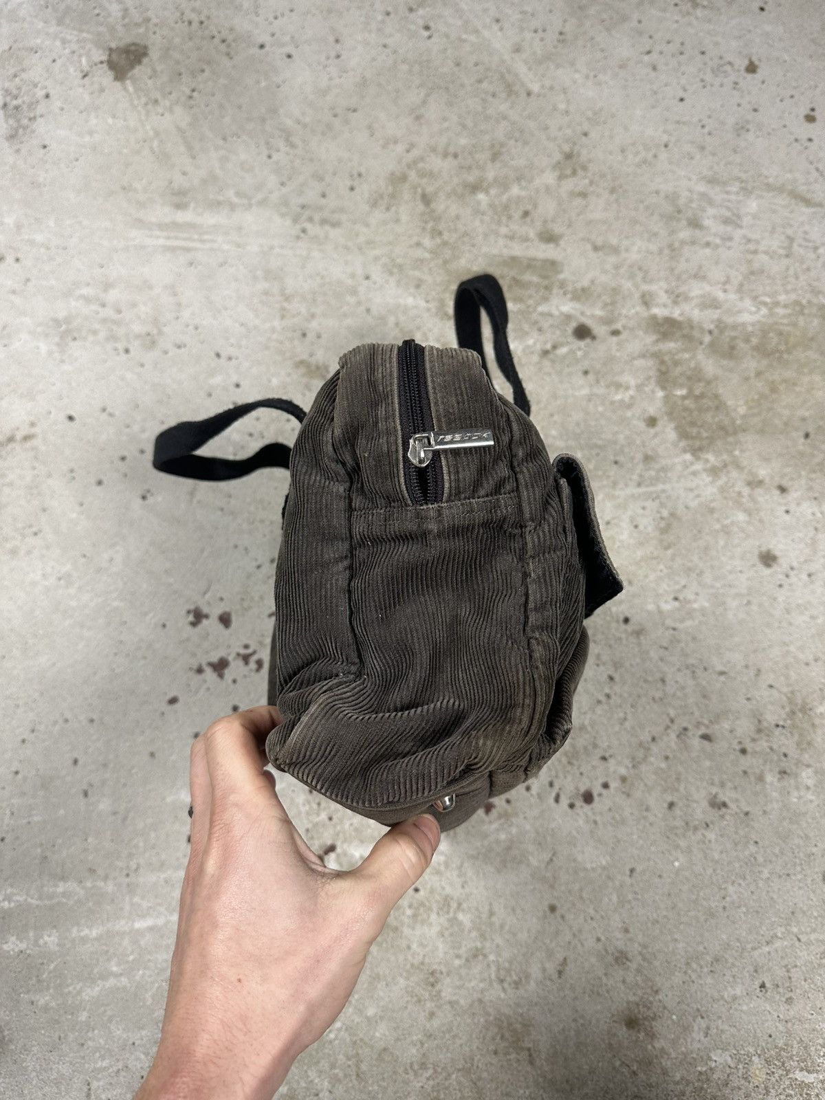 Reebok Vintage Y2K Reebok Brown Corduroy Handbag Bag Rare Size ONE SIZE - 4 Thumbnail