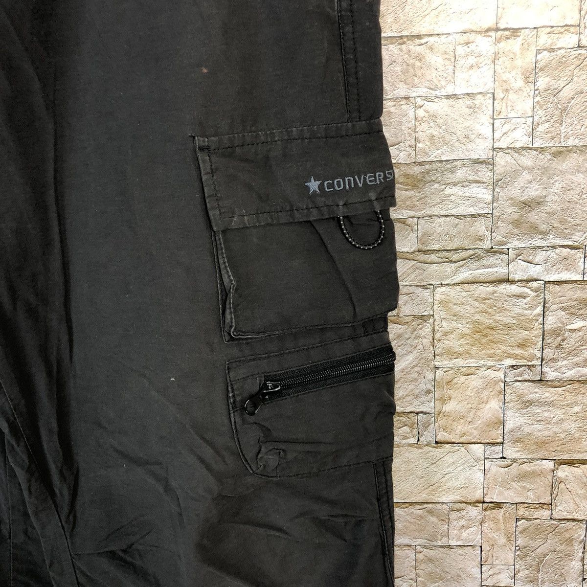 Converse Converse Black Cargo Multipocket Pants #A733 Size US 33 - 11 Thumbnail