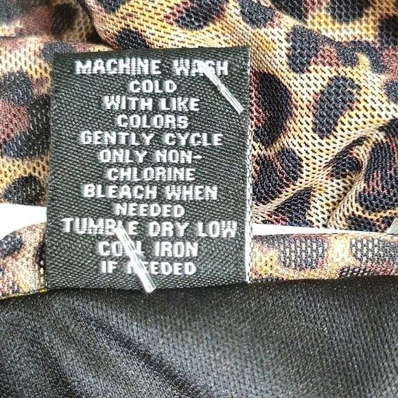Other NWT Marissa Olivia High Neck Long-sleeved Leopard Print Top Size L / US 10 / IT 46 - 12 Thumbnail