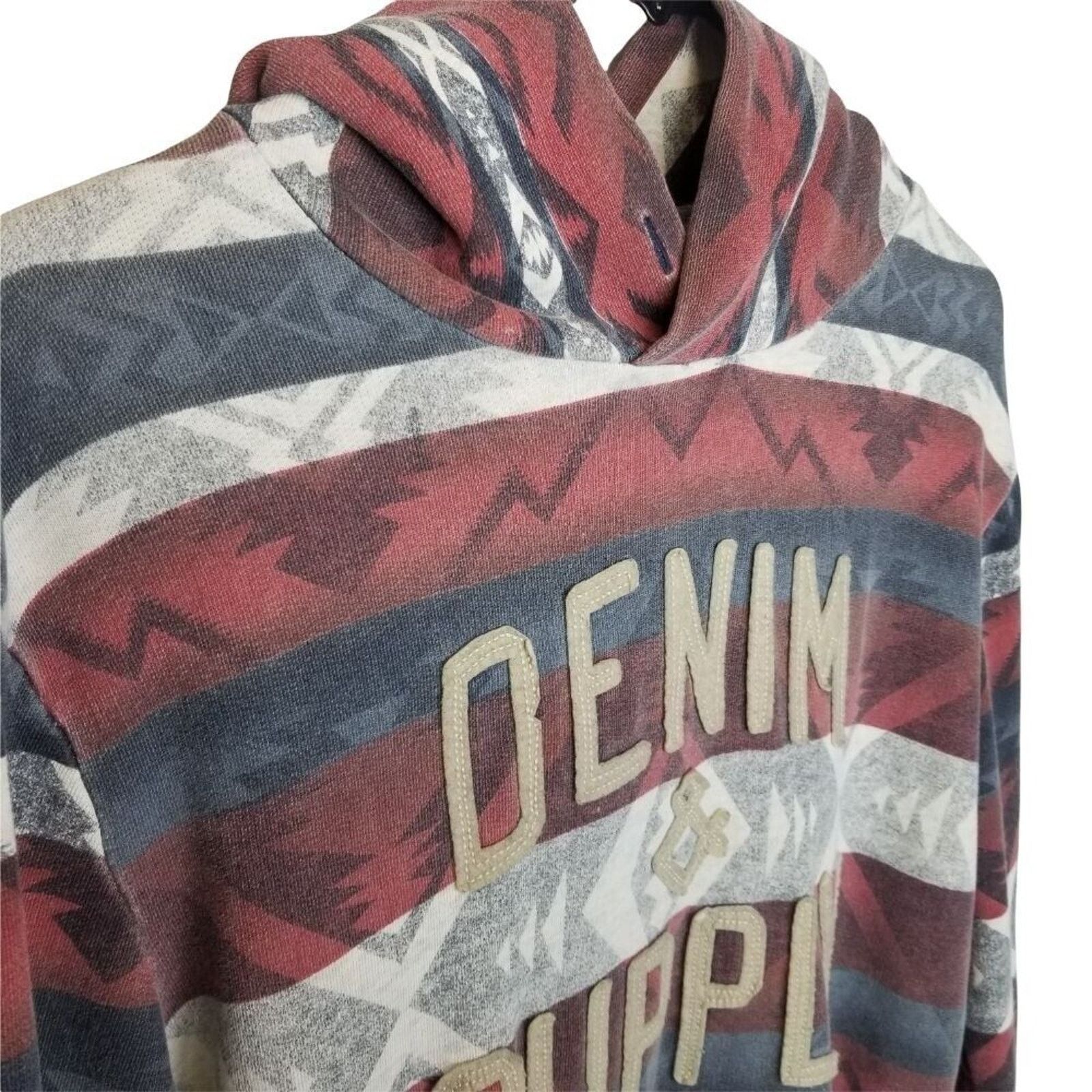 Denim & Supply Ralph Lauren Denim & Supply Ralph Lauren Aztec Striped Hoodie L Tribal Size US L / EU 52-54 / 3 - 5 Thumbnail