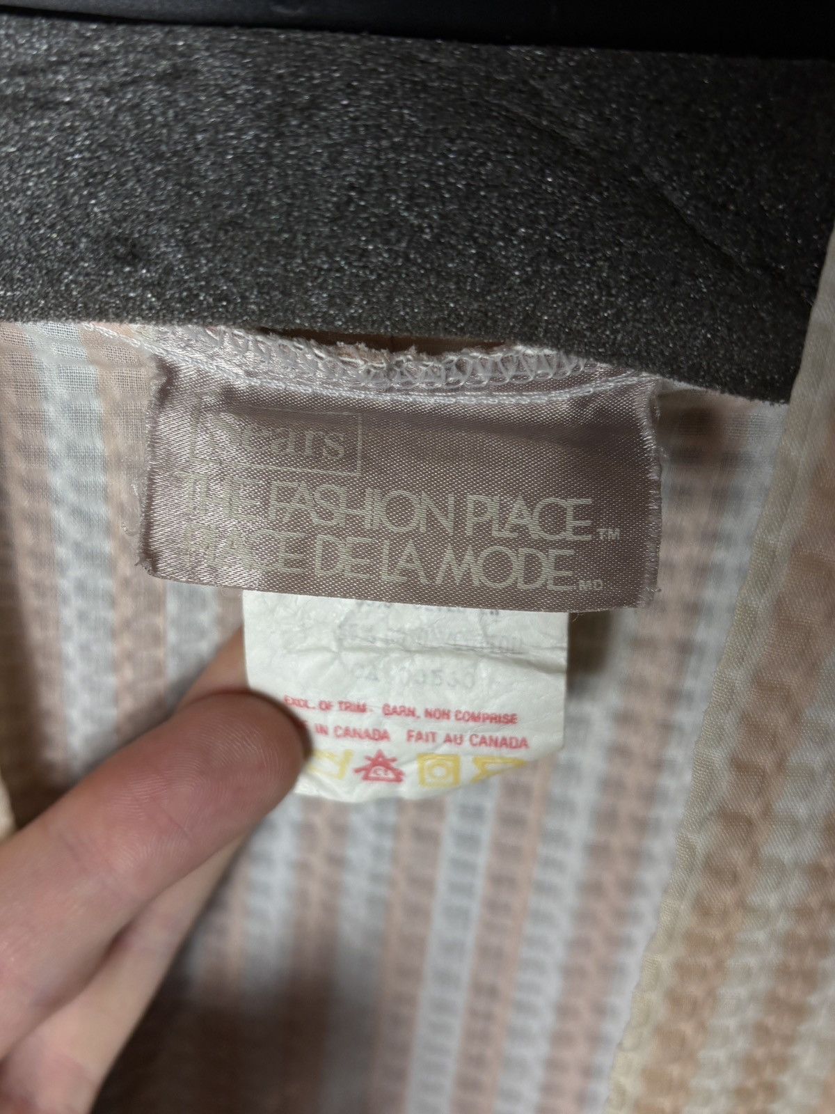 Sears Vintage Sears Robe Plisse Textured Pucker Striped Bath Sleep Size M / US 6-8 / IT 42-44 - 6 Thumbnail