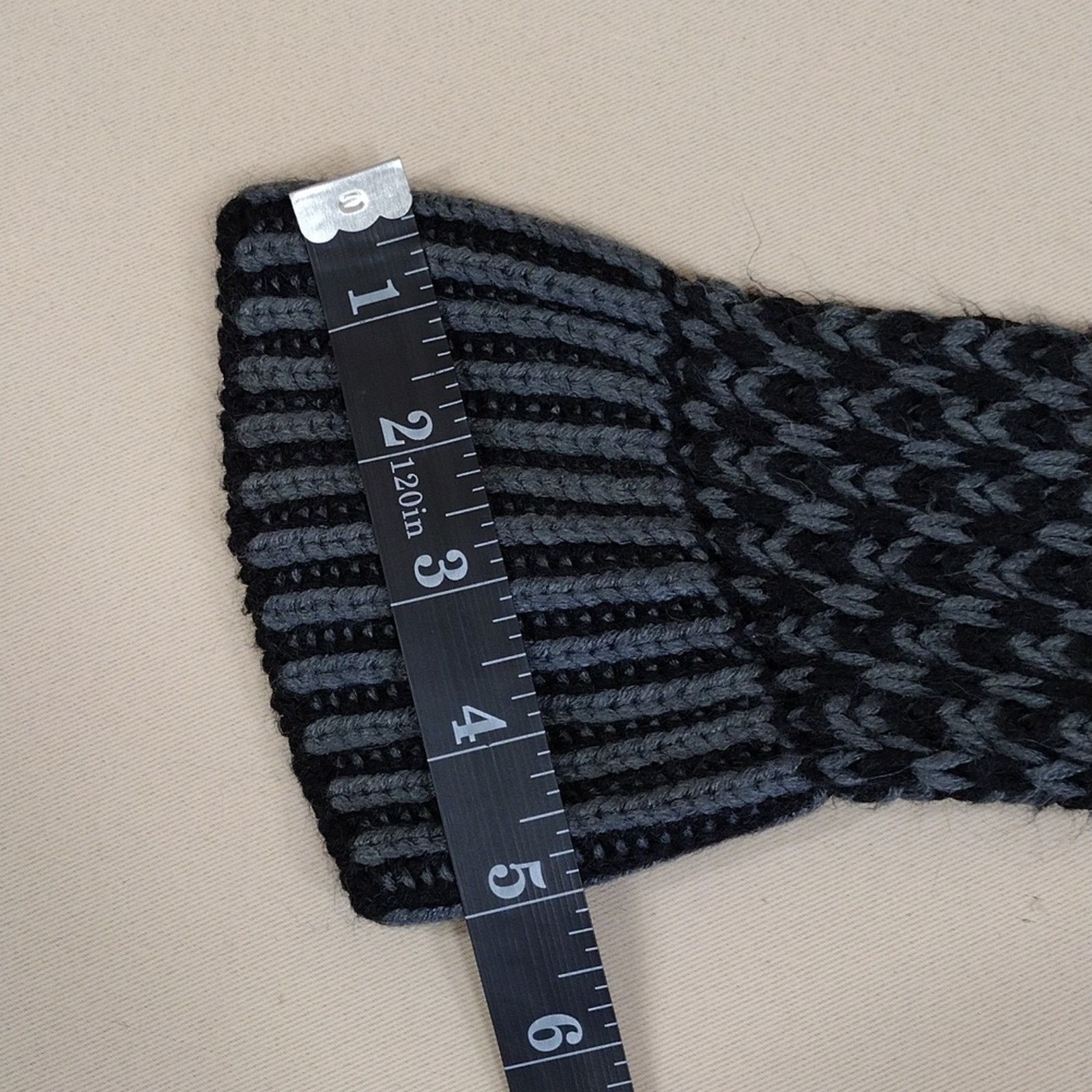 Other Matty M Black Gray Knit Sweater Shawl Acrylic Cozy Cardigan Size M / US 6-8 / IT 42-44 - 8 Thumbnail