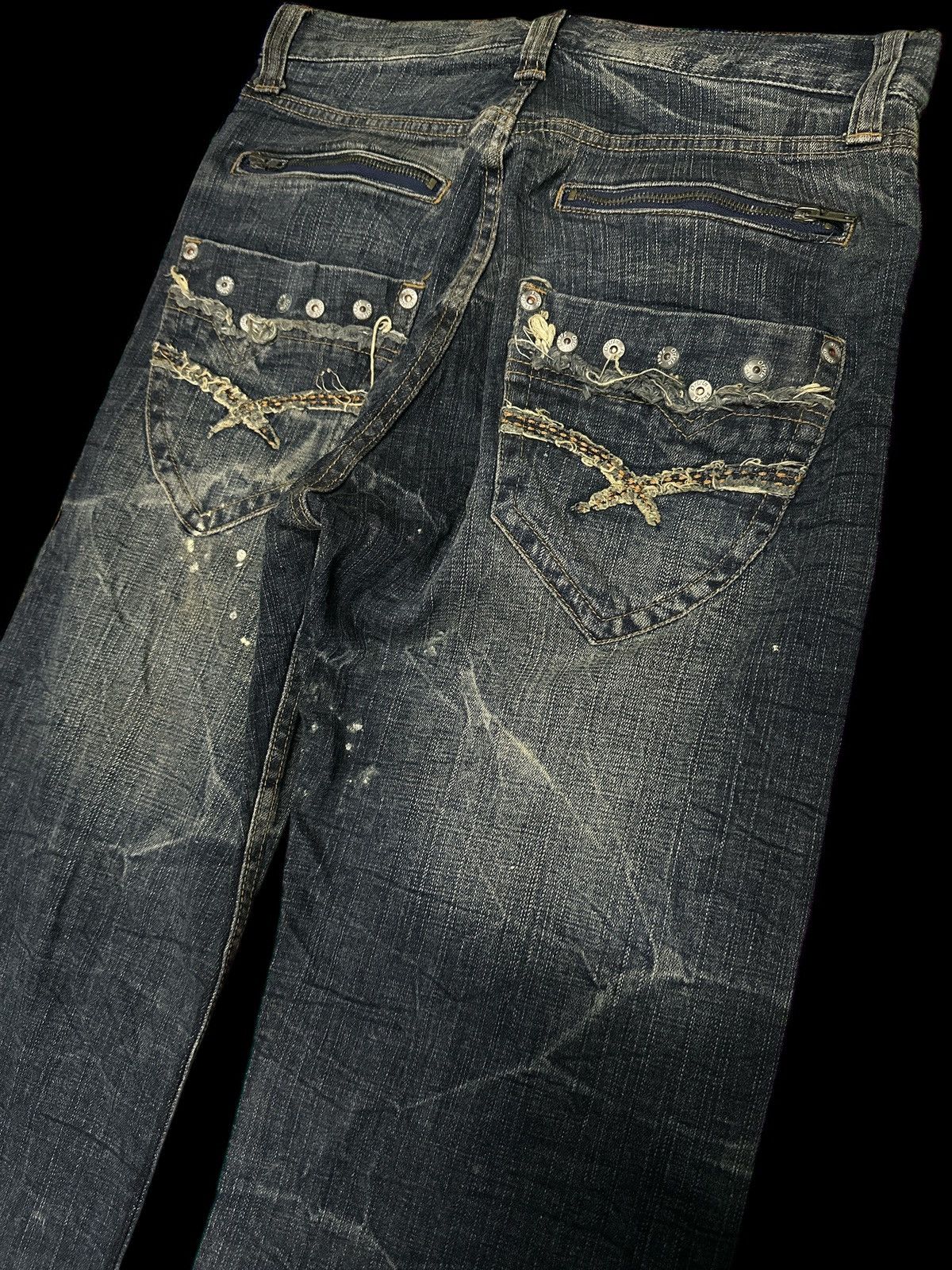 If Six Was Nine Flare Bootcut💥 Villand Mudwash Flare Style💥 Size US 32 / EU 48 - 6 Thumbnail