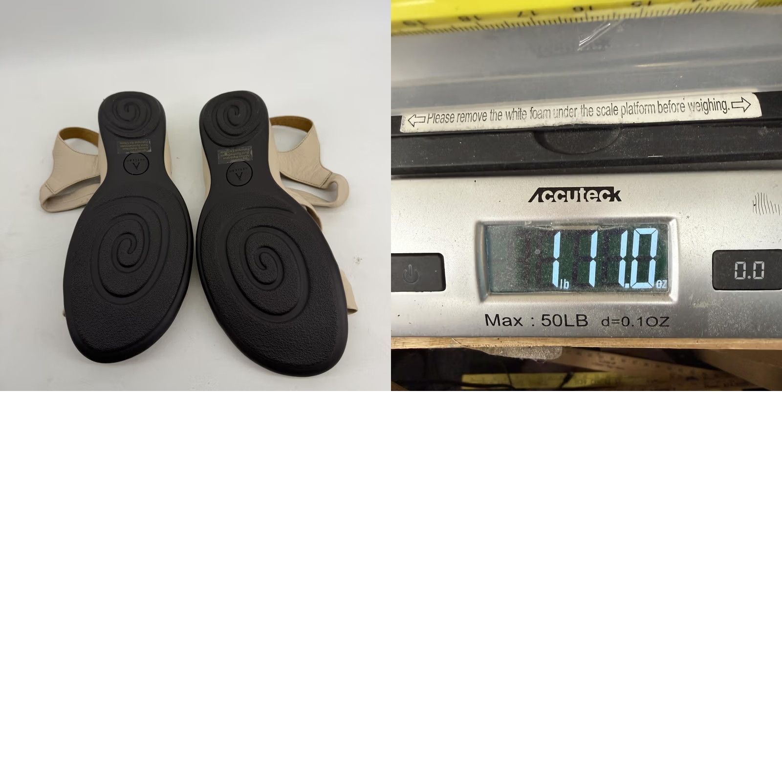 Clarks Clarks Artisan Sandals Womens Size 10W Beige Slingback Knot Wedge Comfort 87201 Size US 10 / IT 40 - 9 Thumbnail