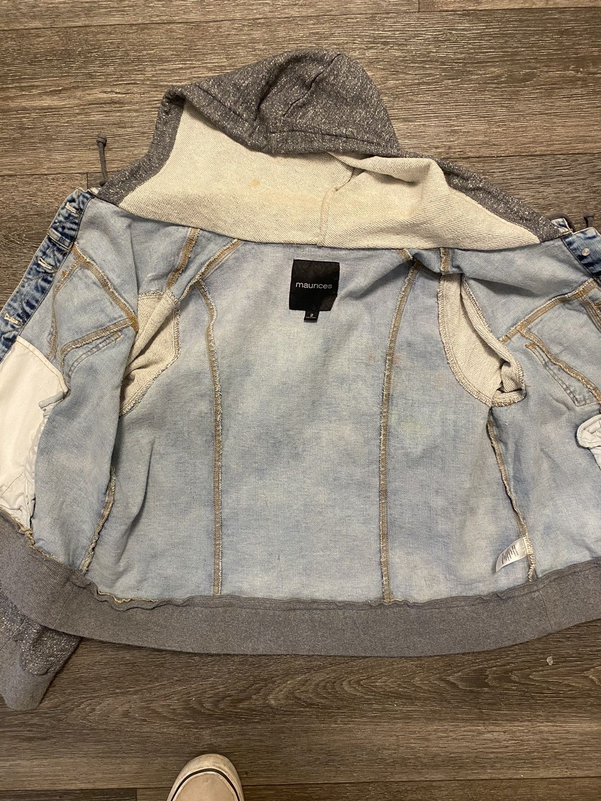 Maurice Lacroix Maurice’s Hand Painted Jean Jacket Size XXL / US 16-18 / IT 52-54 - 5 Thumbnail