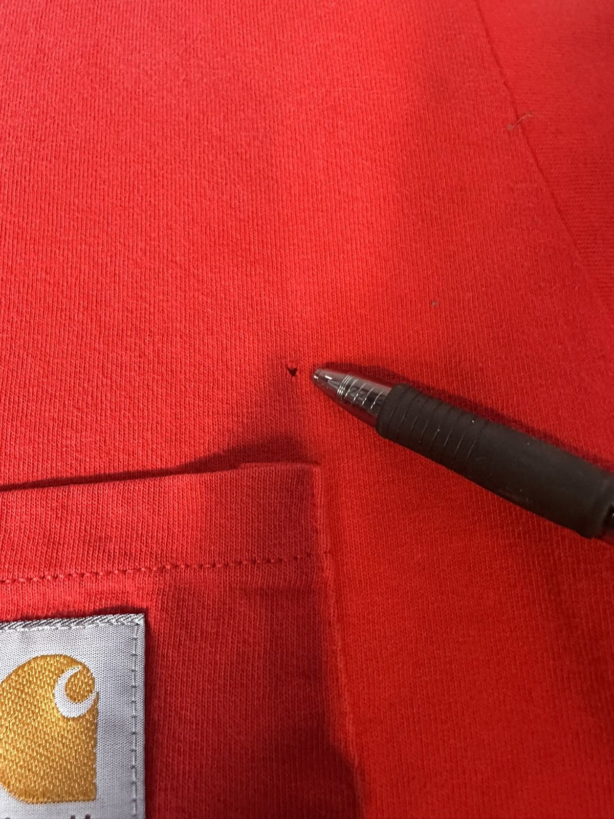 Carhartt Carhartt Red Pocket Tee Classic Workwear T-Shirt Size L Size US L / EU 52-54 / 3 - 7 Thumbnail