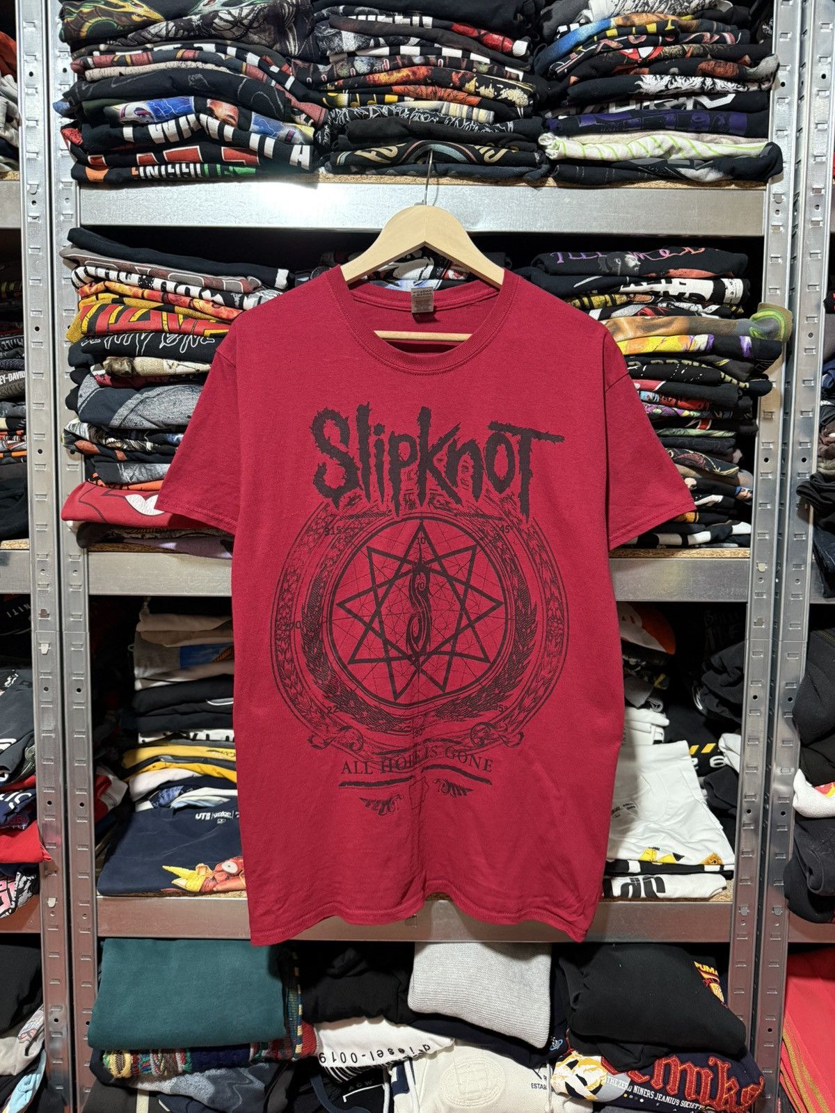 Band Tees Vintage 2016 Slipknot All Hope Is Gone Rock T-Shirt Y2K Hype Size US L / EU 52-54 / 3 - 1 Thumbnail