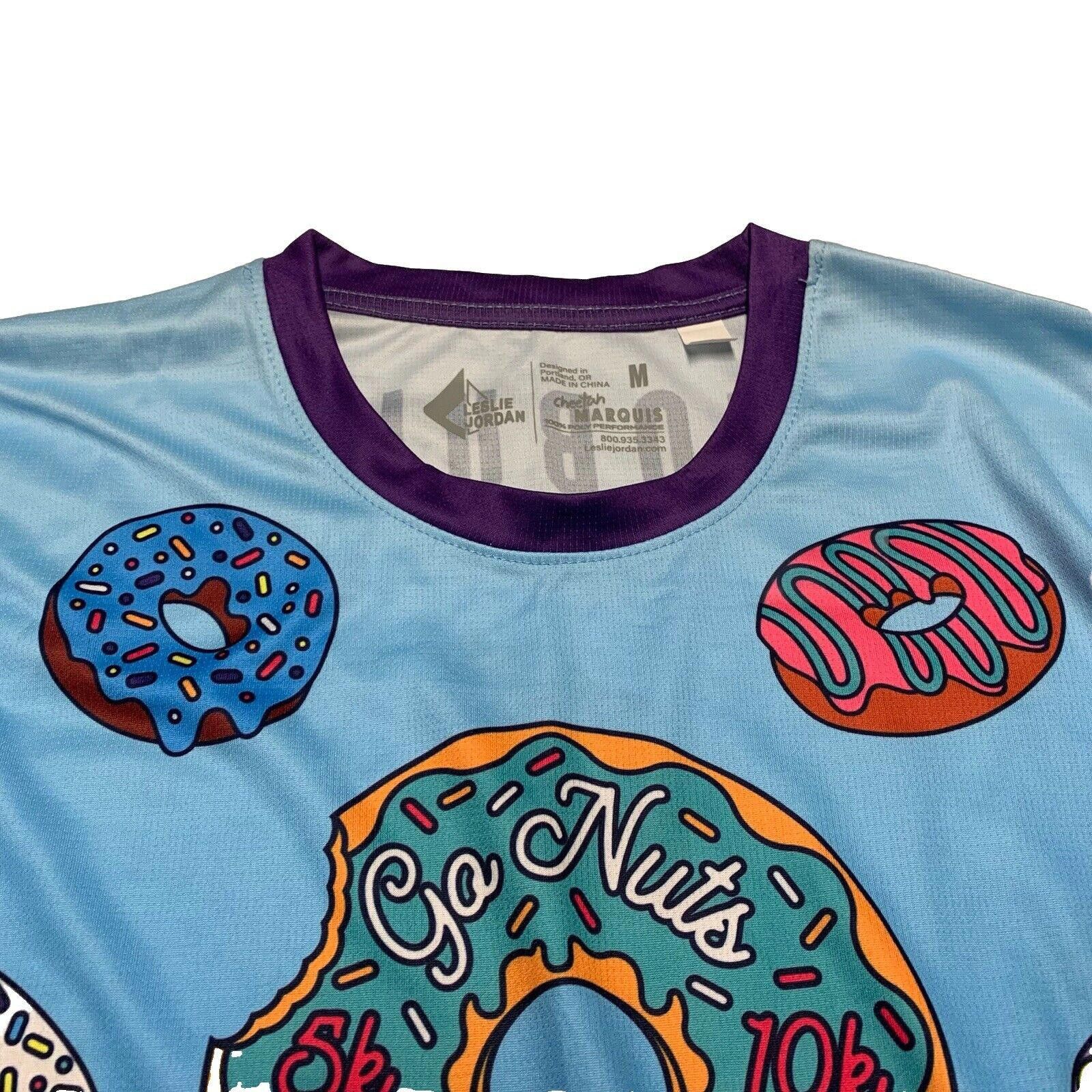 Other Leslie Jordan Cheetah Marquis Women's Medium Multicolor Running T-Shirt Top Size M / US 6-8 / IT 42-44 - 3 Thumbnail