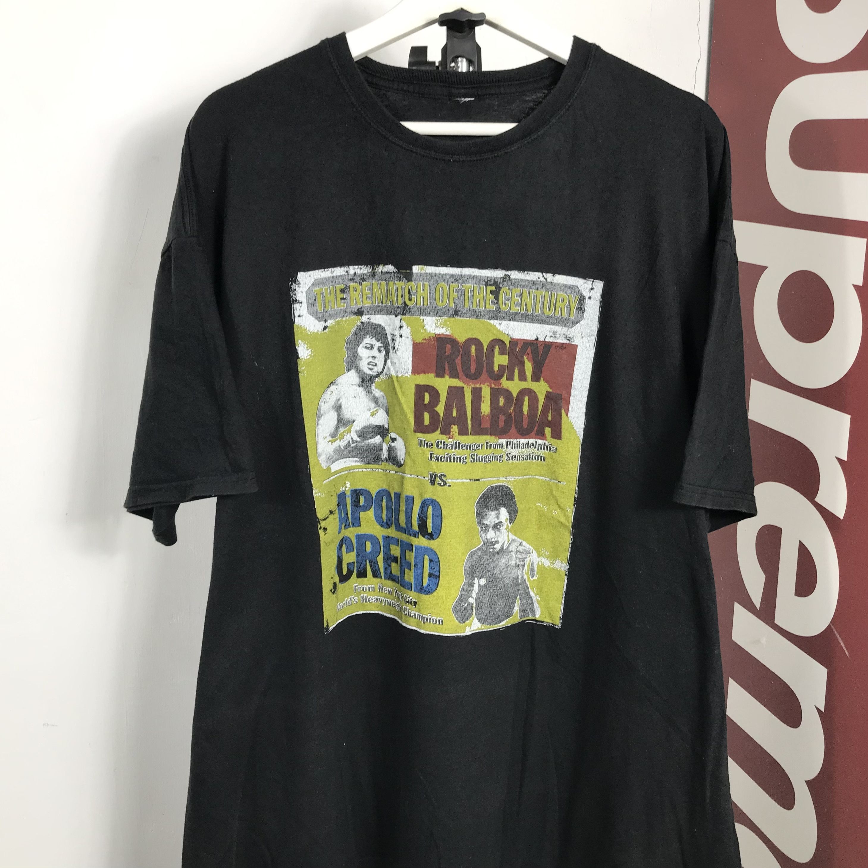 Vintage Vintage rocky balboa vs apollo creed battle champion shirt Size US XL / EU 56 / 4 - 2 Thumbnail