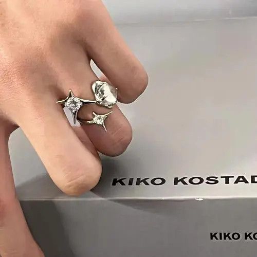 BLAEST Multiple Stars Shinny Ring Size ONE SIZE - 7 Thumbnail