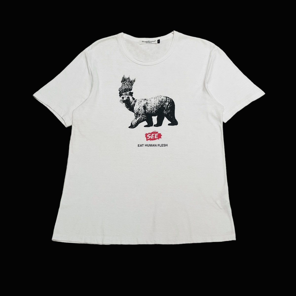 Undercover Rare Vintage Undercoverism See Eat Human Flesh T-shirt 2000s Size US M / EU 48-50 / 2 - 1 Thumbnail