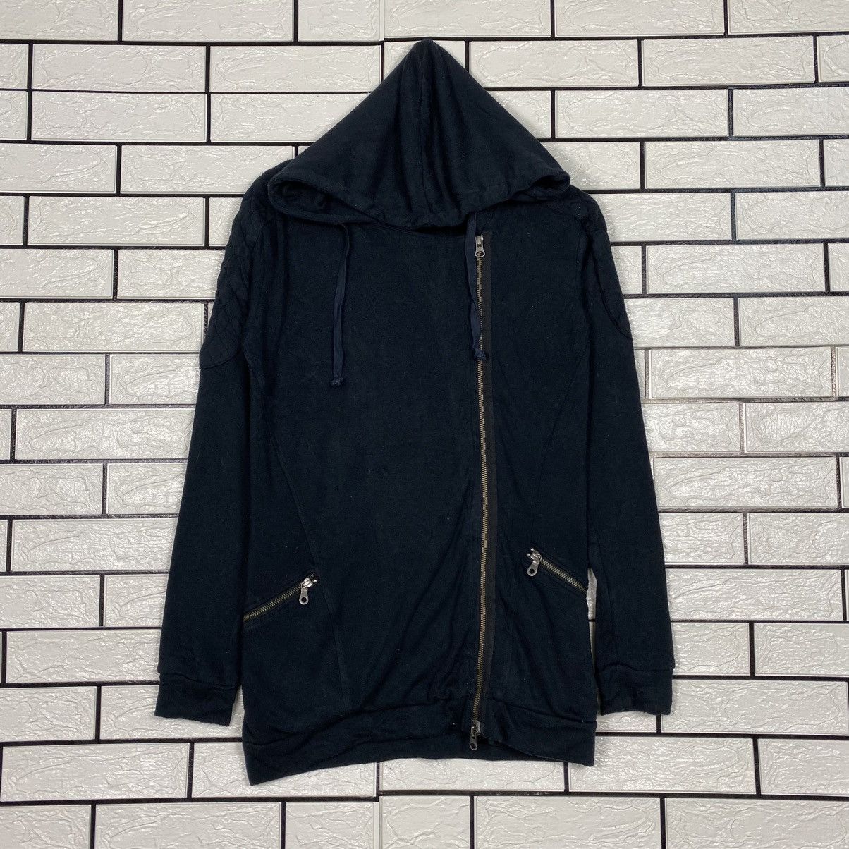 Japanese Brand 📌Vintage Zipper Hoodie Shearling Azul Issey Miyake Size US S / EU 44-46 / 1 - 2 Thumbnail