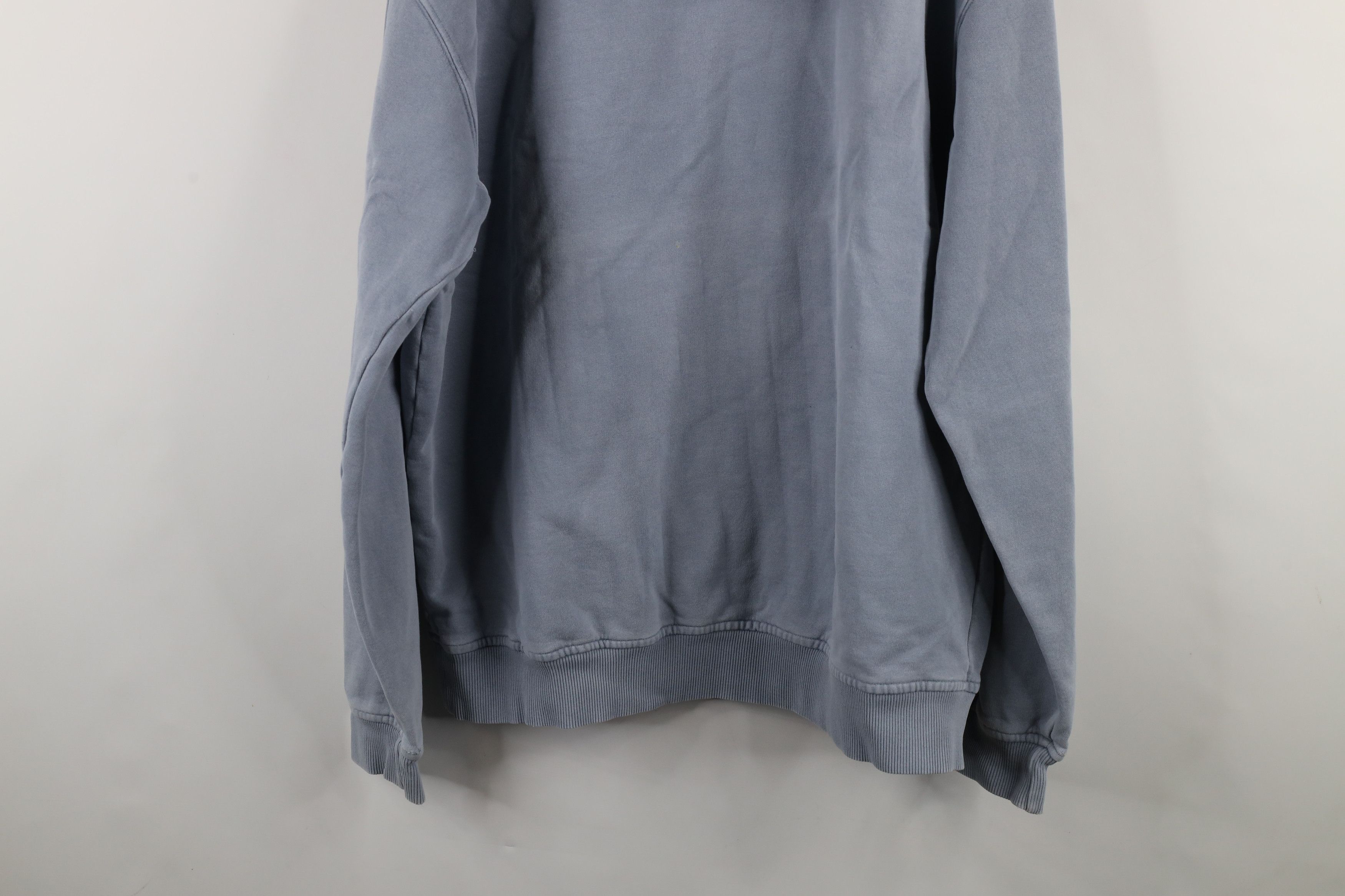 Vintage Vintage 90s Streetwear Blank Stonewash Hoodie Sweatshirt Size US XXL / EU 58 / 5 - 15 Thumbnail