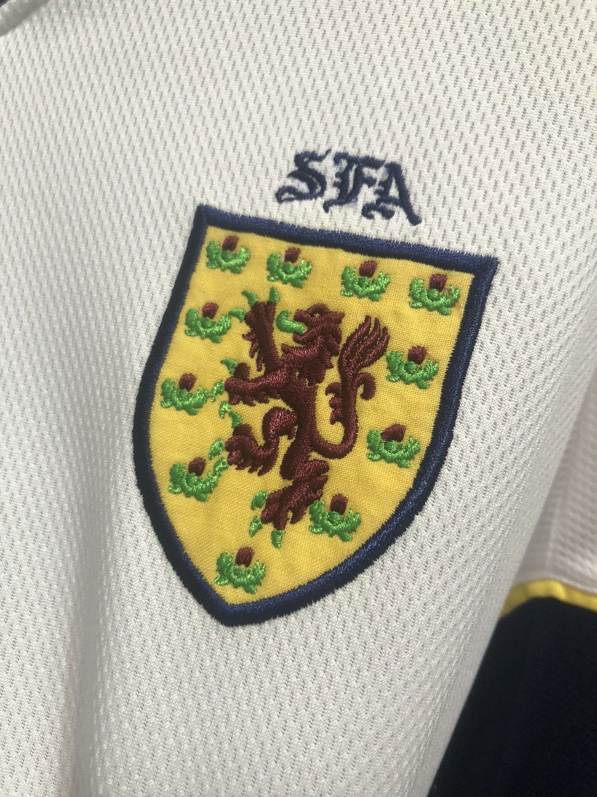 Fila Scotland 00/02 Longsleeves away shirt #7 Gallacher Size US XL / EU 56 / 4 - 6 Thumbnail