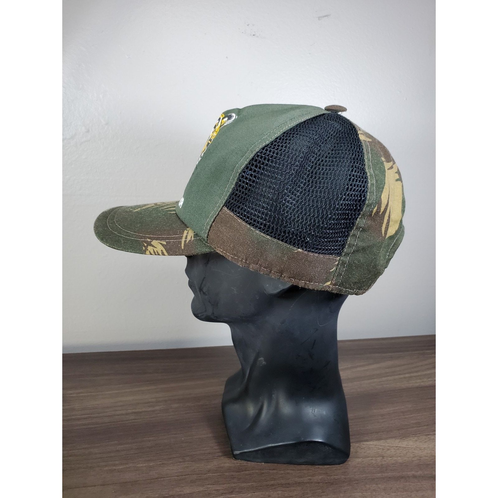 Vintage RANTHAMBHOR Tiger Hat Snapback Cap Green National Park India Size ONE SIZE - 6 Thumbnail