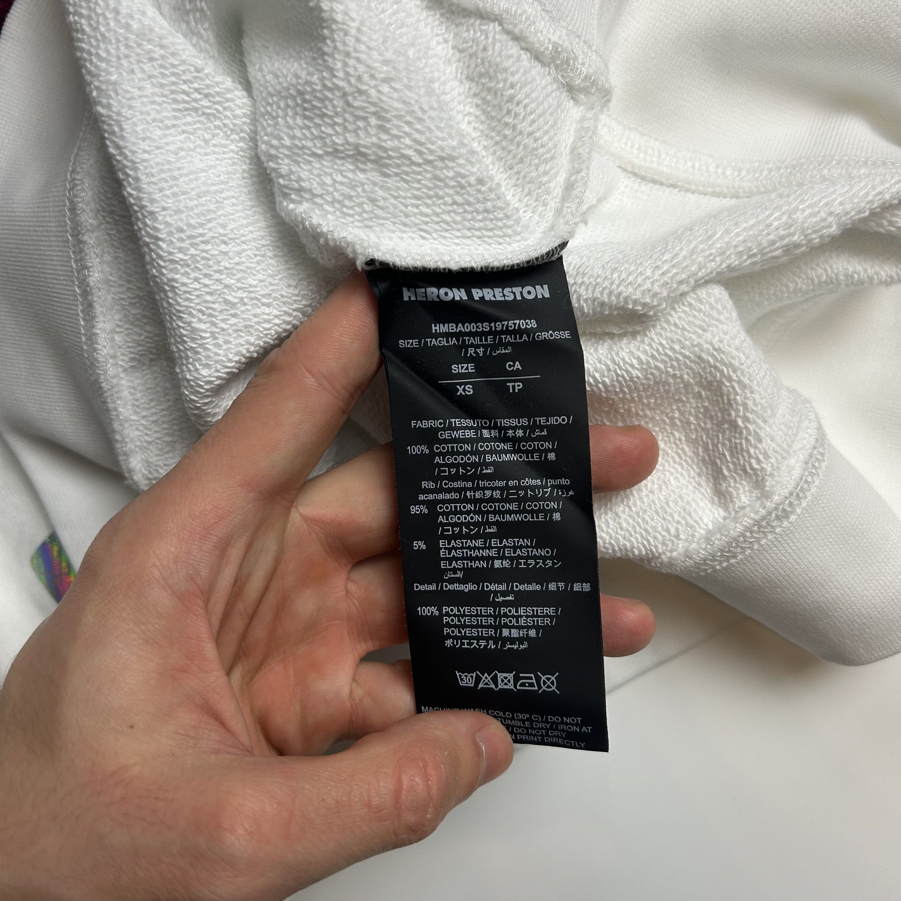 Heron Preston *new* Heron Preston Swans Sweatshirt White Size US XS / EU 42 / 0 - 3 Thumbnail