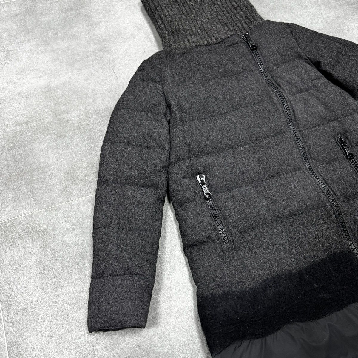 Moncler Authentic Moncler Ocelot Loro Piana Wool Down Coat Jacket Size S / US 4 / IT 40 - 4 Thumbnail
