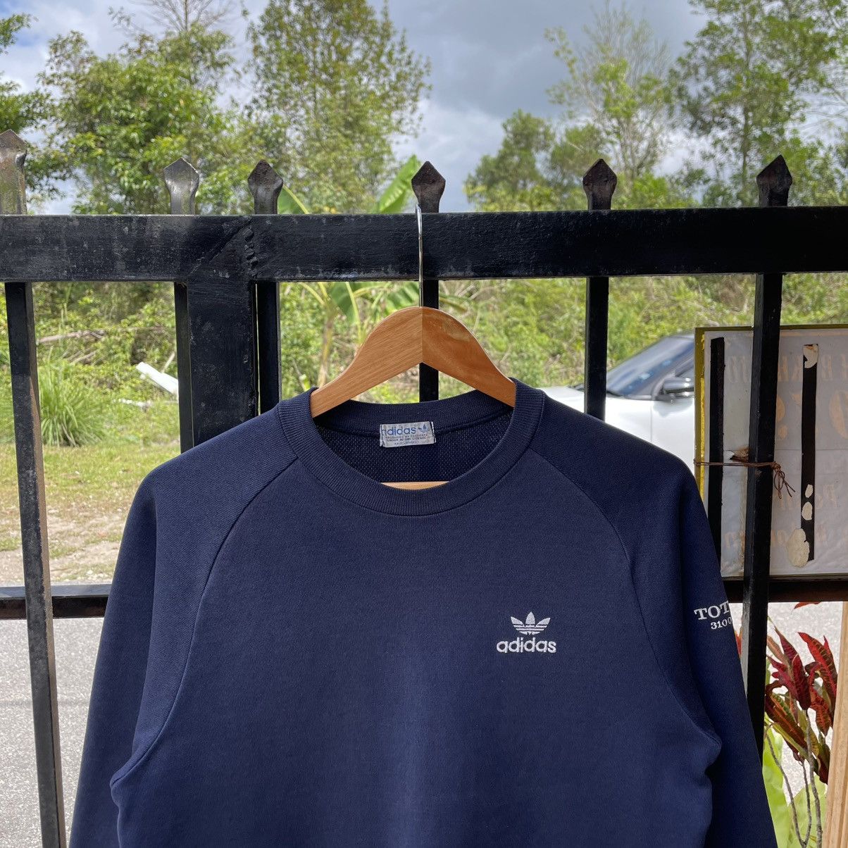 Adidas 🔥Vintage 90s Adidas Embroidered Small Logo Sweatshirts Size US S / EU 44-46 / 1 - 3 Thumbnail