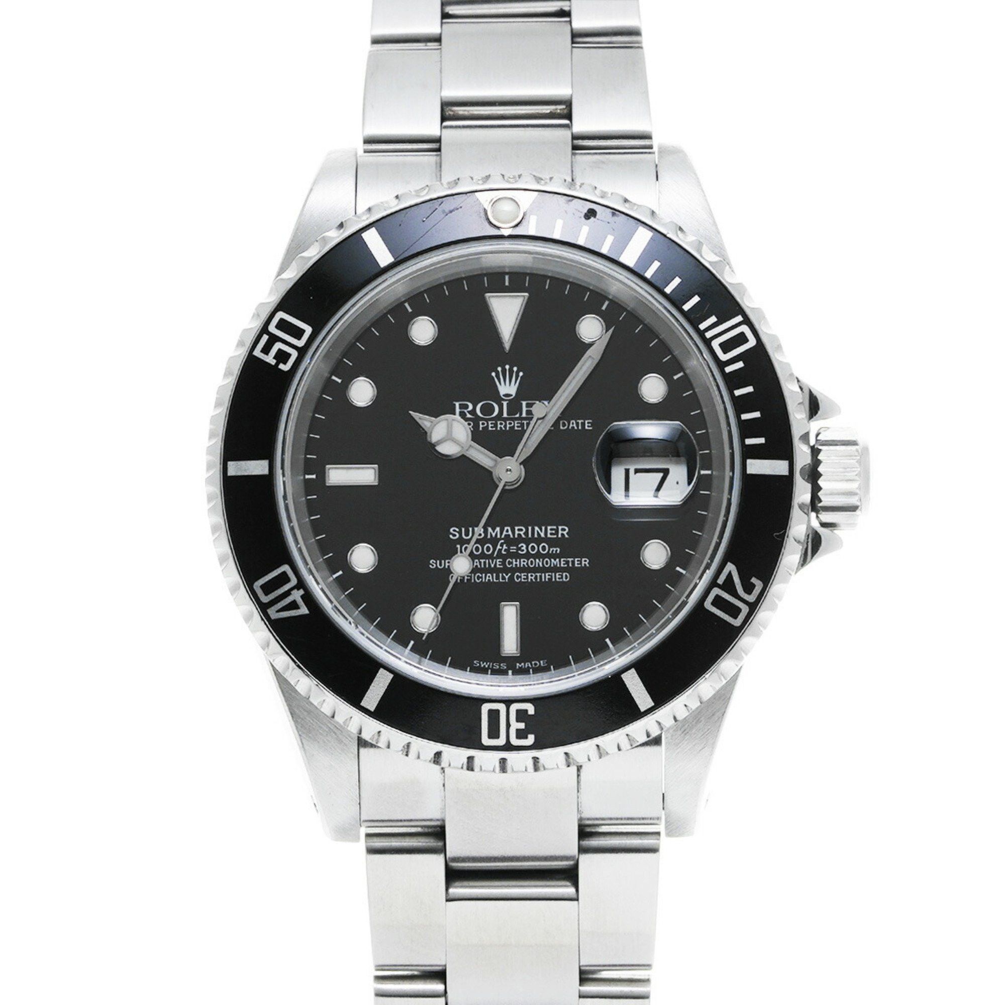 Rolex Rolex Submariner 16610 K series (manufactured around 2002) Black Men's Watch Automatic Size ONE SIZE - 1 Thumbnail