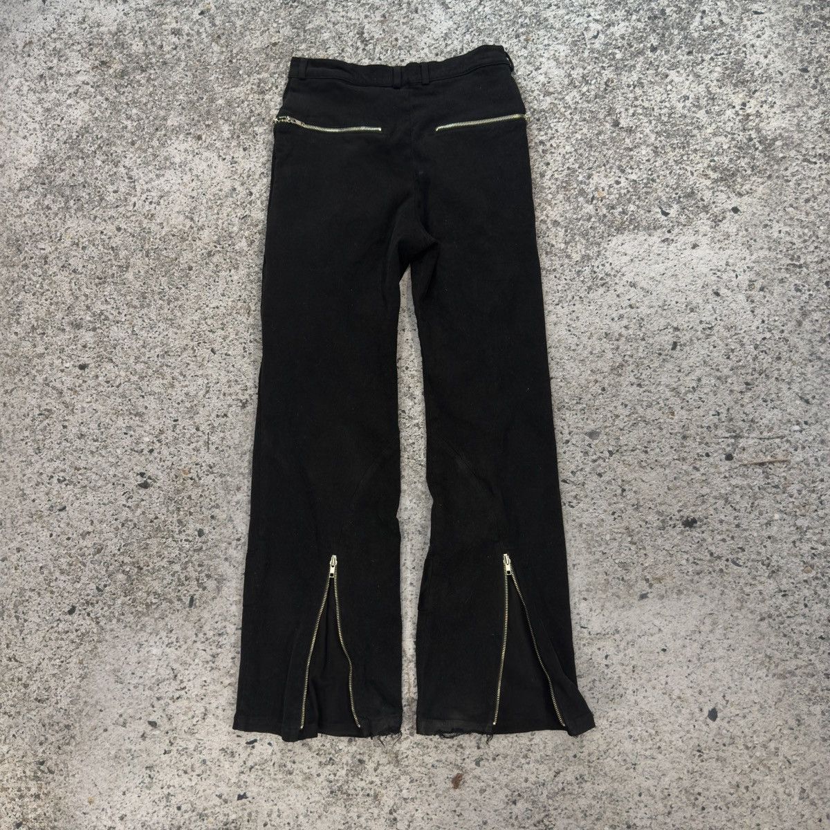 Other Ambivalence Online Viscose Rayon Moleskin Bondage Pants Size US 30 / EU 46 - 3 Thumbnail