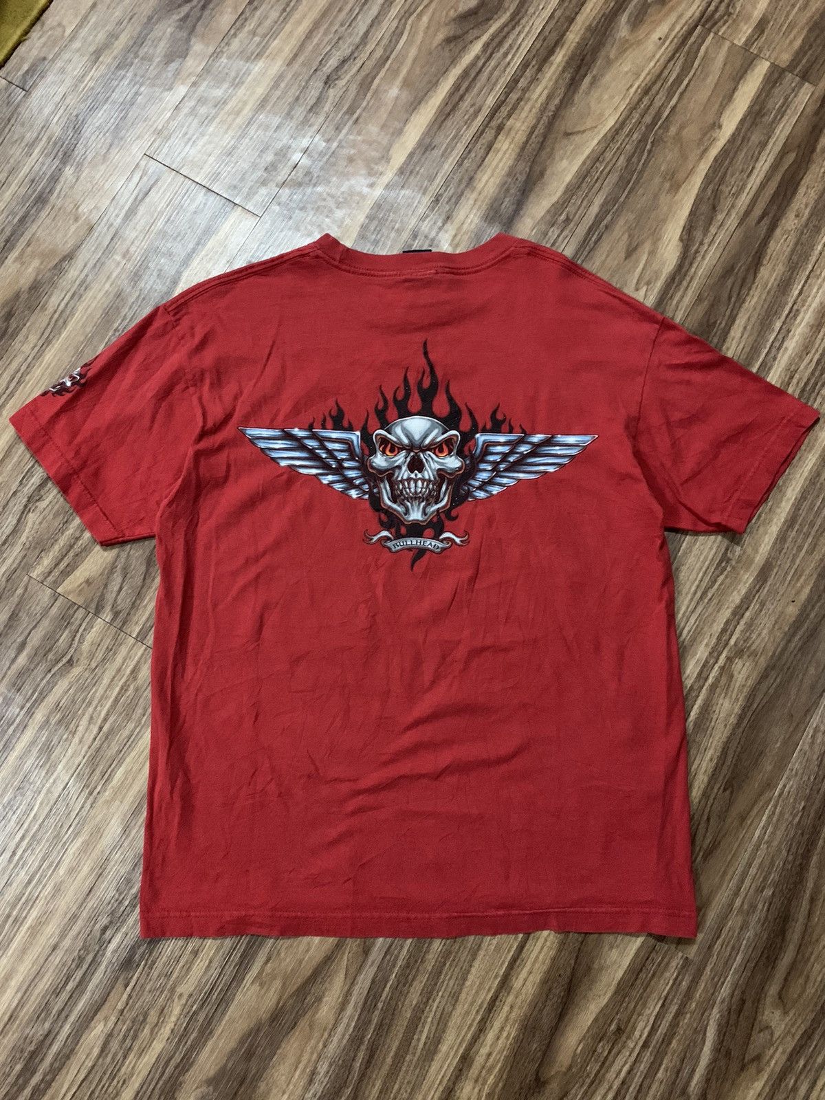 Other Vintage Bullhead Skull Skate Tee Y2K Size US L / EU 52-54 / 3 - 2 Thumbnail