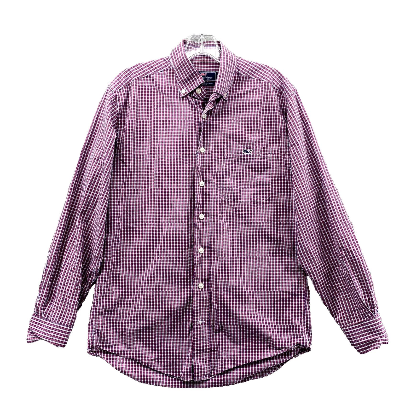 Vineyard Vines Vineyard Vines Shirt Men Small Red Plaid Classic Tucker Cotton Button Down Preppy Size US S / EU 44-46 / 1 - 2 Thumbnail