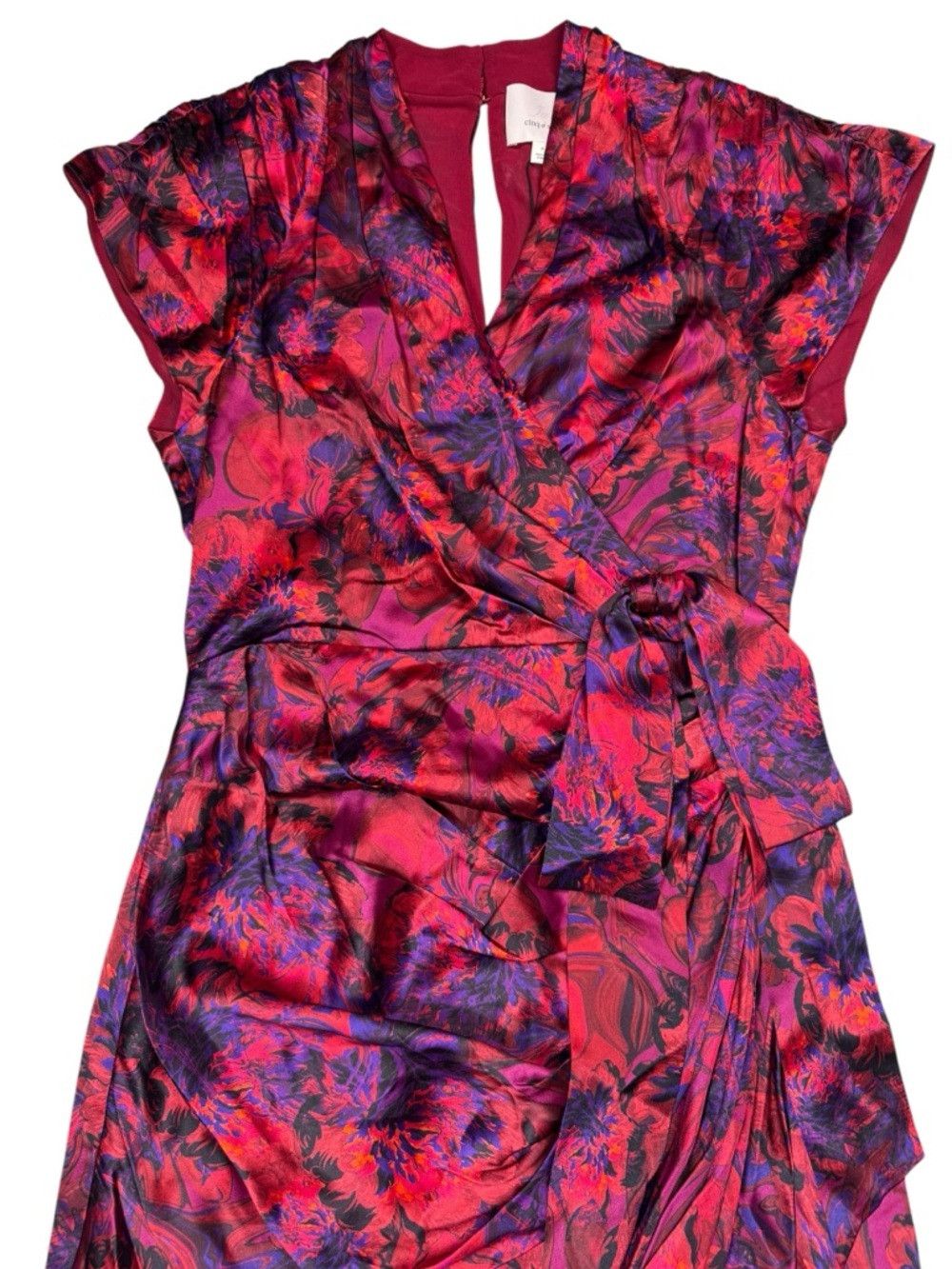 Cinq a Sept NWT New $695 Cinq A Sept Gail Floral Print 100% Silk Dress Size S / US 4 / IT 40 - 4 Thumbnail