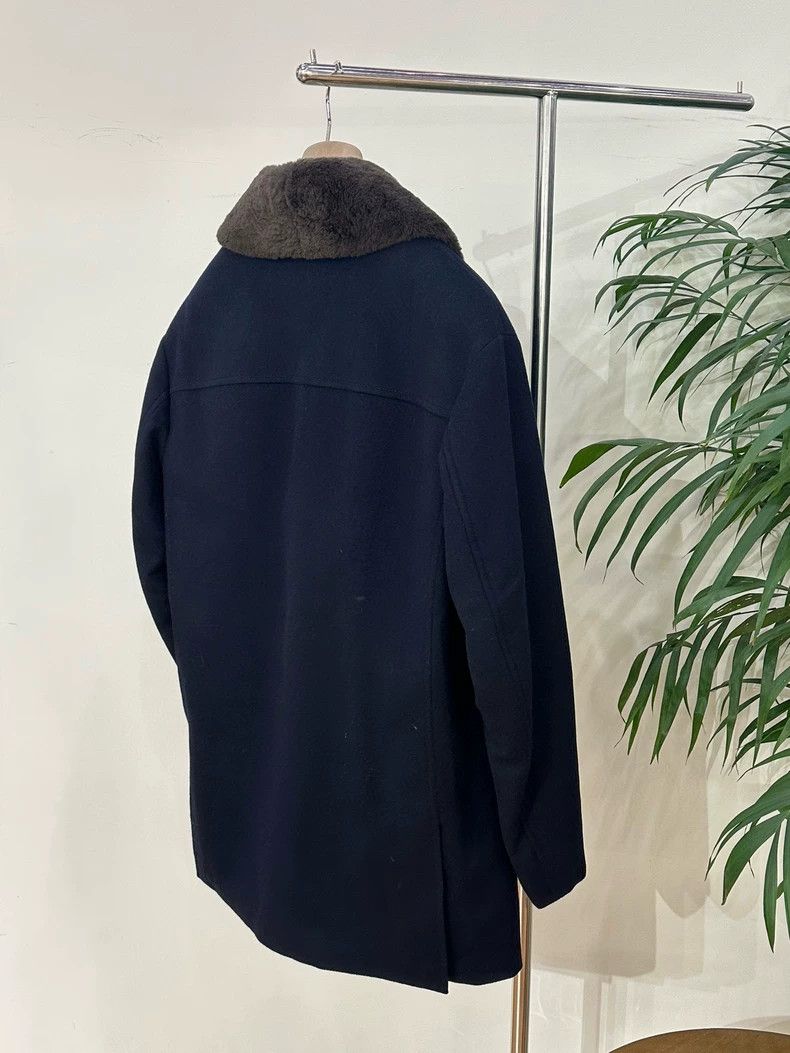 Loro Piana LORO PIANA Men's suede beaver fur cashmere jacket Size US XS / EU 42 / 0 - 5 Thumbnail
