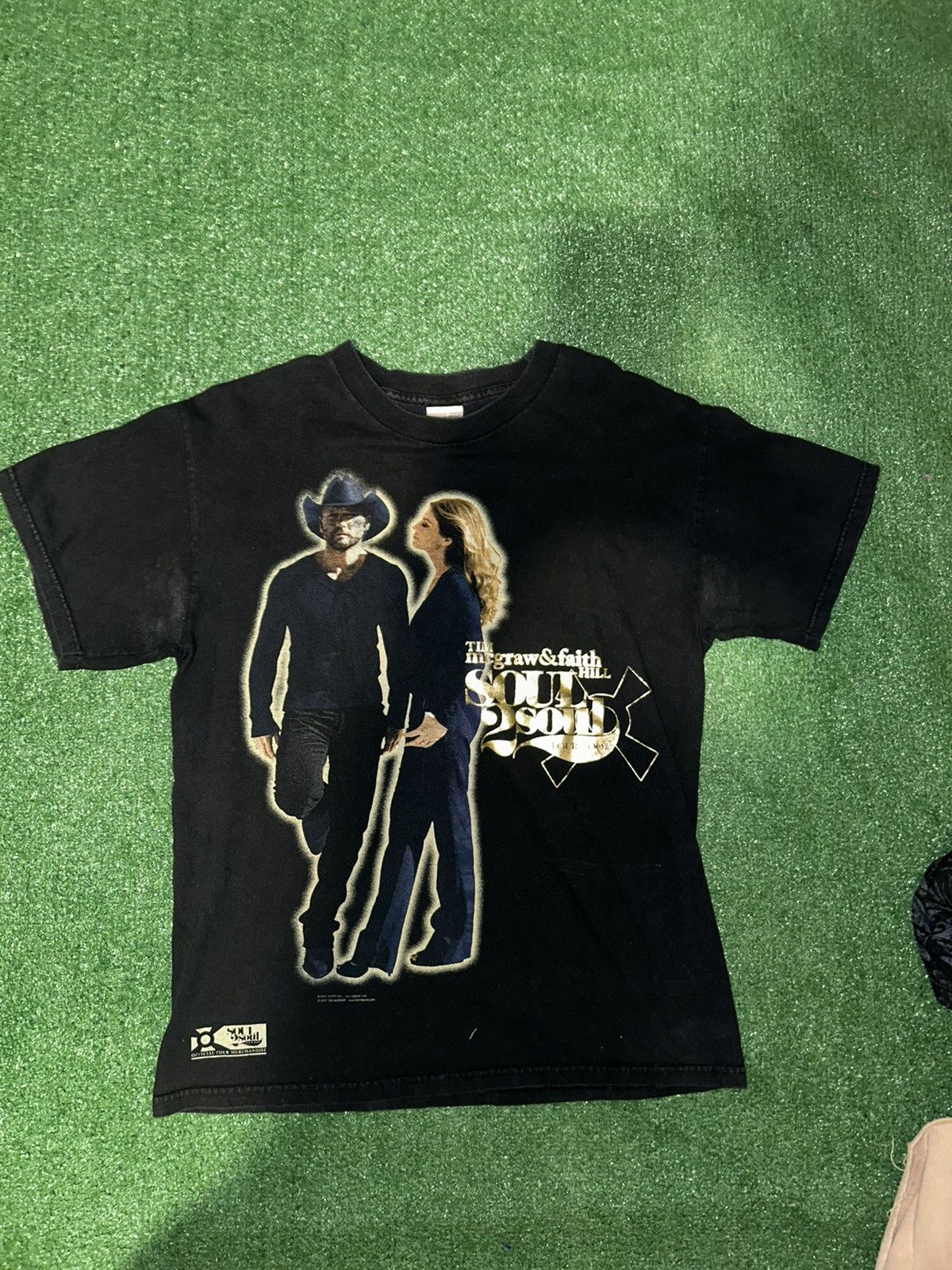 Vintage 2007 Tim Mcgraw & Faith Hill Tour Tee Size US M / EU 48-50 / 2 - 1 Thumbnail
