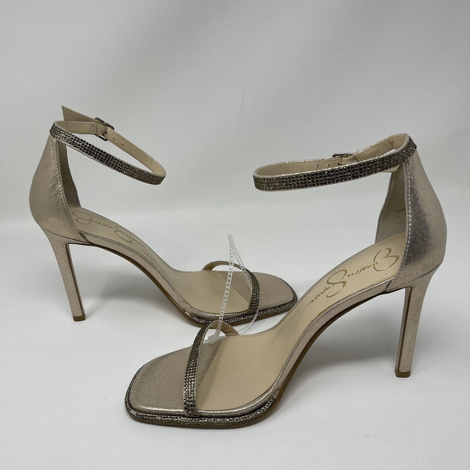 Jessica Simpson Jessica Simpson Ostey Heeled Sandals Womens 10.5 Champagne Size US 10.5 / IT 40.5 - 9 Thumbnail