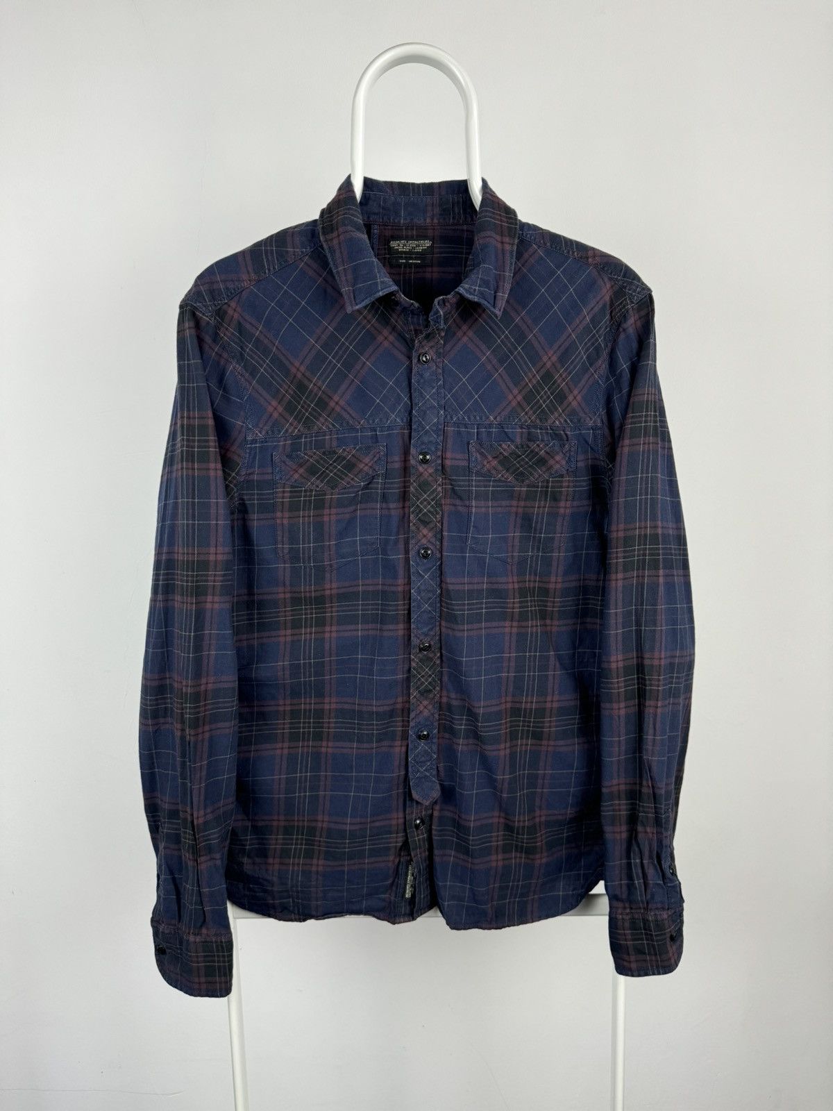 Allsaints All Saints Spitalfields Boston LS Shirt Size US M / EU 48-50 / 2 - 1 Thumbnail