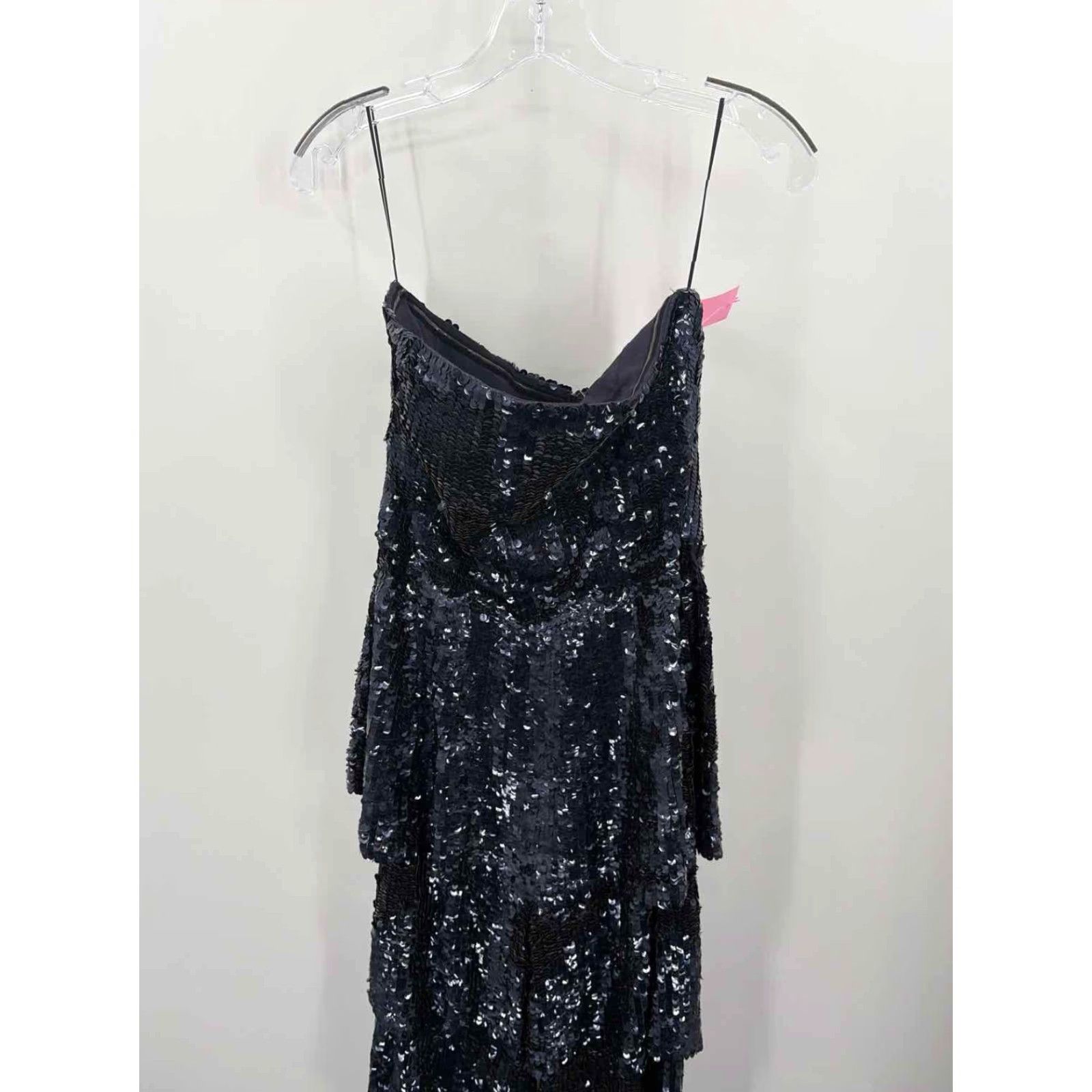 Vintage Pre-Owned Osman Navy Strapless Jumpsuit Size 4 Sequin Size 27" / US 4 / IT 40 - 6 Thumbnail
