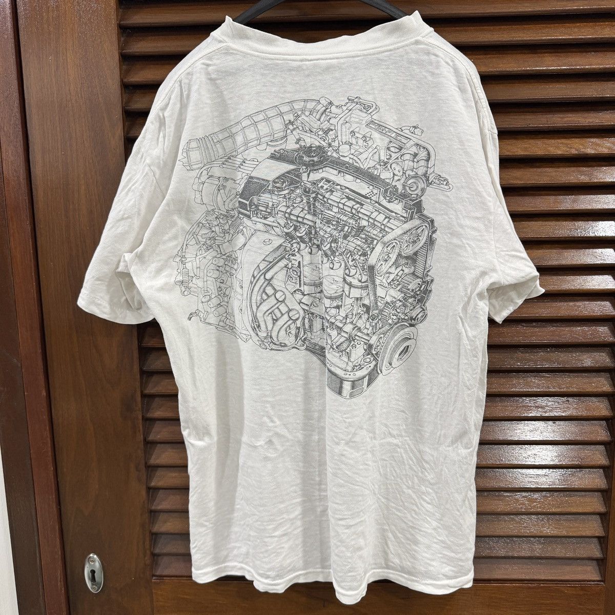 Other Vintage 90s Honda B16A DOHC VTEC Engine T-Shirt Size US M / EU 48-50 / 2 - 2 Thumbnail
