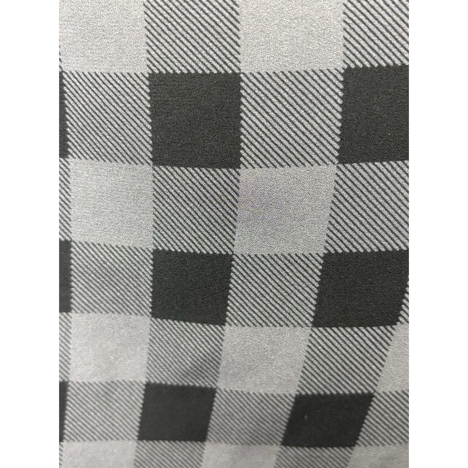 Eileen Fisher Eileen Fisher Tunic Tank Top Shirt L 100% Silk Black Gray Check Lagenlook Womens Shirt Size L / US 10 / IT 46 - 6 Thumbnail