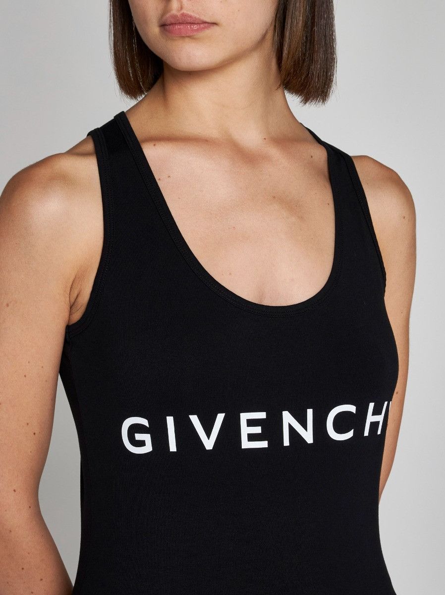 Givenchy o1srvl11e0924 Logo-Print Tank Top in Black Size M / US 6-8 / IT 42-44 - 5 Thumbnail