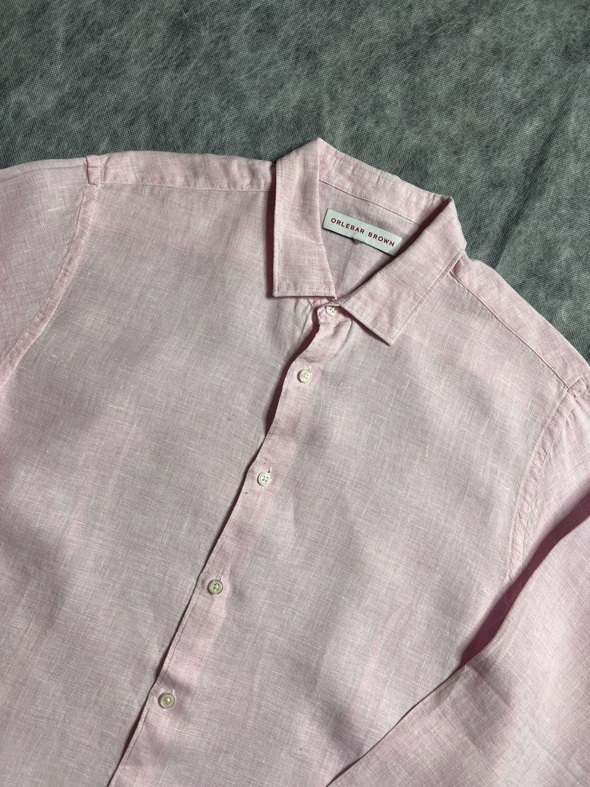 Orlebar Brown ORIEBAR BROWN Linen shirt Size US XL / EU 56 / 4 - 2 Thumbnail
