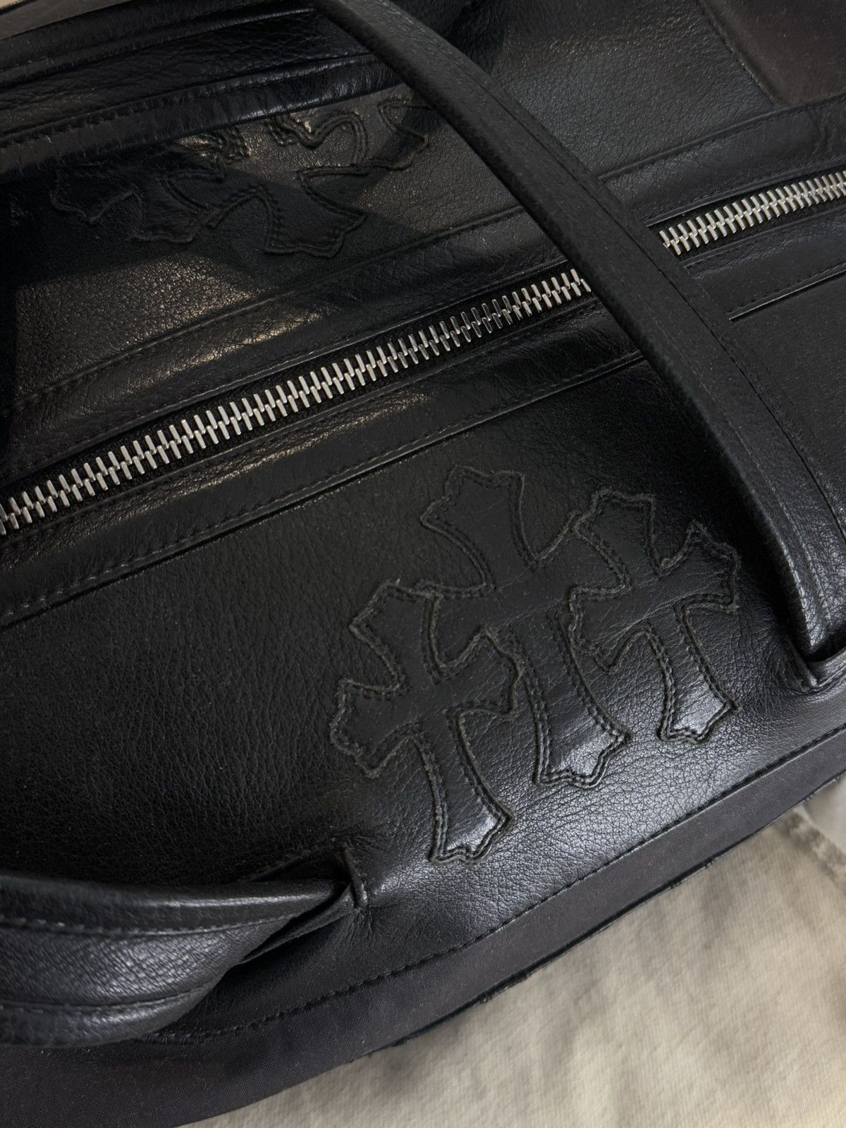 Chrome Hearts Chrome Hearts Flooded Large Weekender Duffle bag patches Size ONE SIZE - 14 Thumbnail
