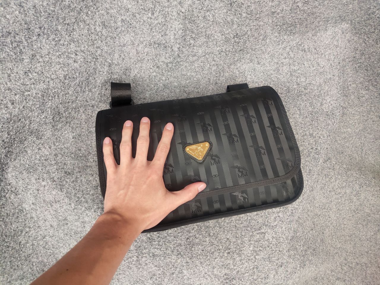 Maison Mollerus bag Crossbody Vinerus Black canvas unisex