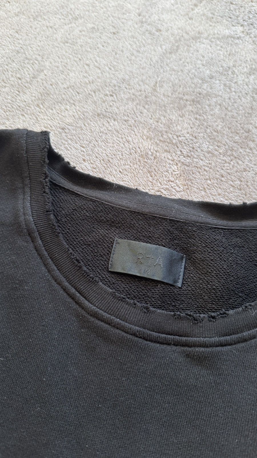 If Six Was Nine RTA Sweater Colette Corset Waistband Distressed Grunge y2k Size US M / EU 48-50 / 2 - 4 Thumbnail