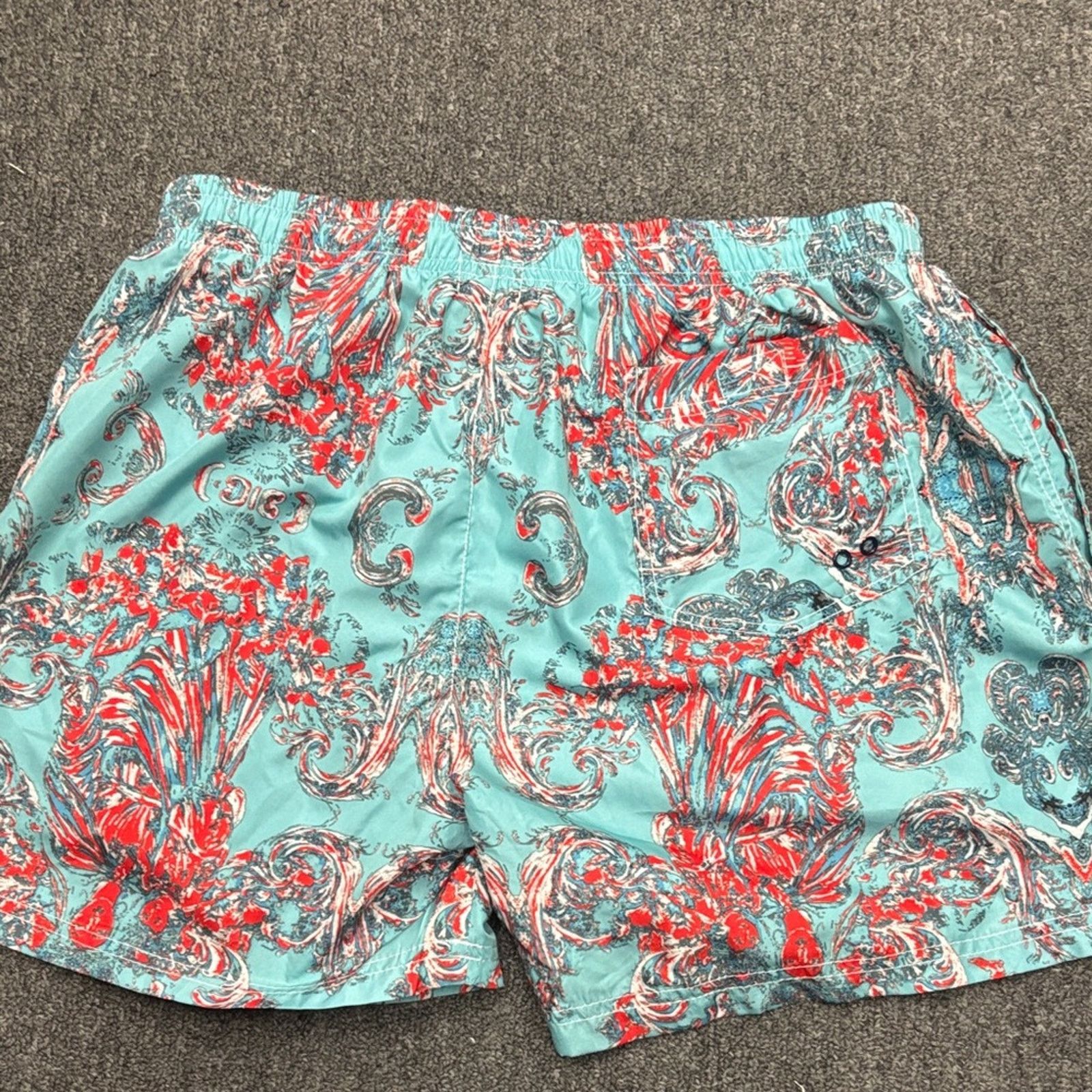 Other NWT Stylish Aqua and Red Men's Swim Trunks Size S Size US 34 / EU 50 - 6 Thumbnail