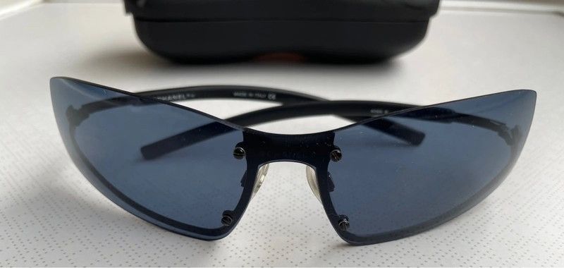 Chanel ⚡️Chanel Sunglasses 4066 B Rhinestone CC Logo Rimless 4017-D Size ONE SIZE - 6 Thumbnail