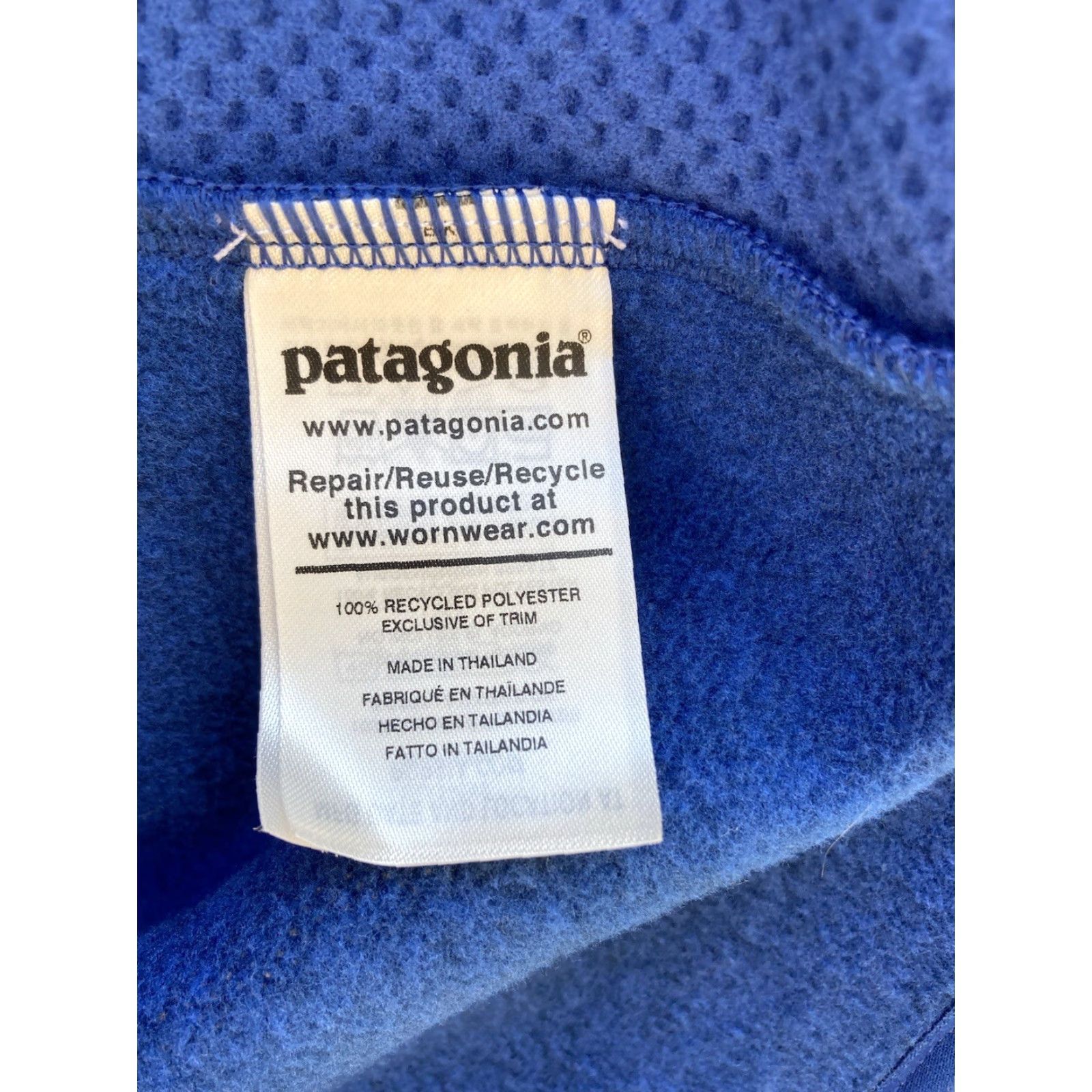 Patagonia Men's Patagonia Blue Solid Full-Zip Hoodie M Double Breast Pocket Poly Stretch Hoodie Size US M / EU 48-50 / 2 - 6 Thumbnail