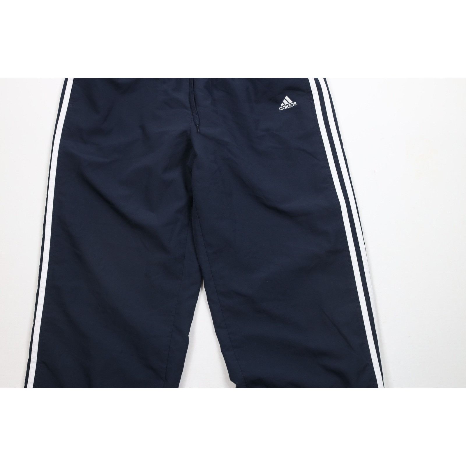 Adidas × Vintage Vintage Adidas Spell Out Striped Lined Wide Leg Pants Size 36" / US 14 / IT 50 - 3 Thumbnail
