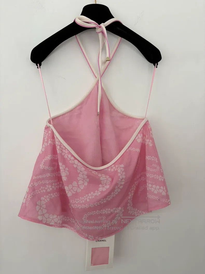 Chanel Chanel Pink strap-up vest Size XS / US 0-2 / IT 36-38 - 2 Thumbnail