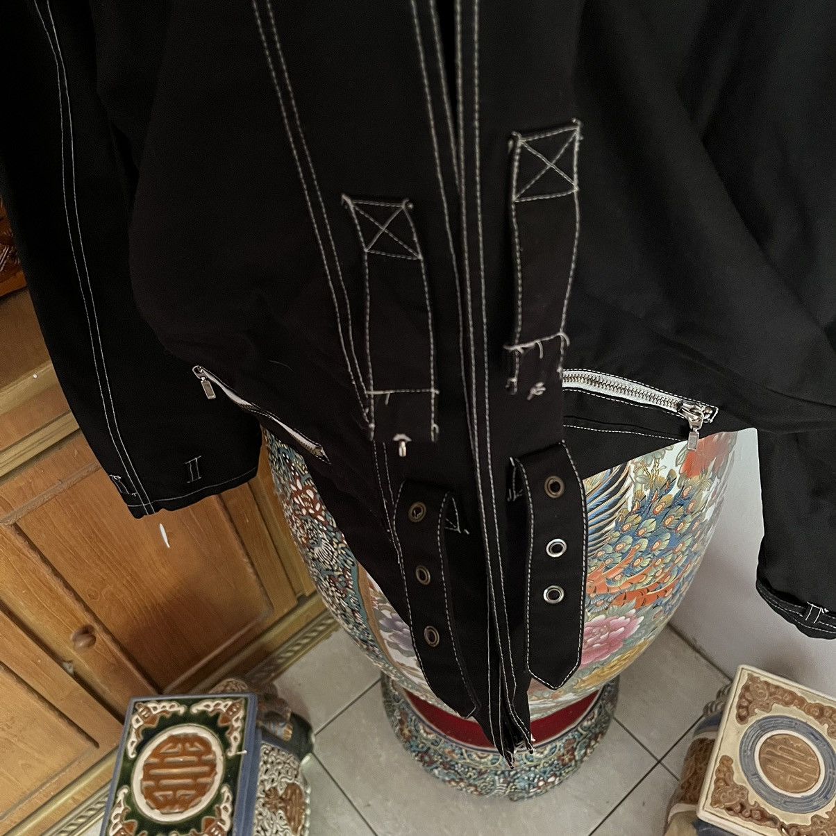 If Six Was Nine Zugue+ Bondage Double Buckle Neck Punk Jacket Size US L / EU 52-54 / 3 - 7 Thumbnail
