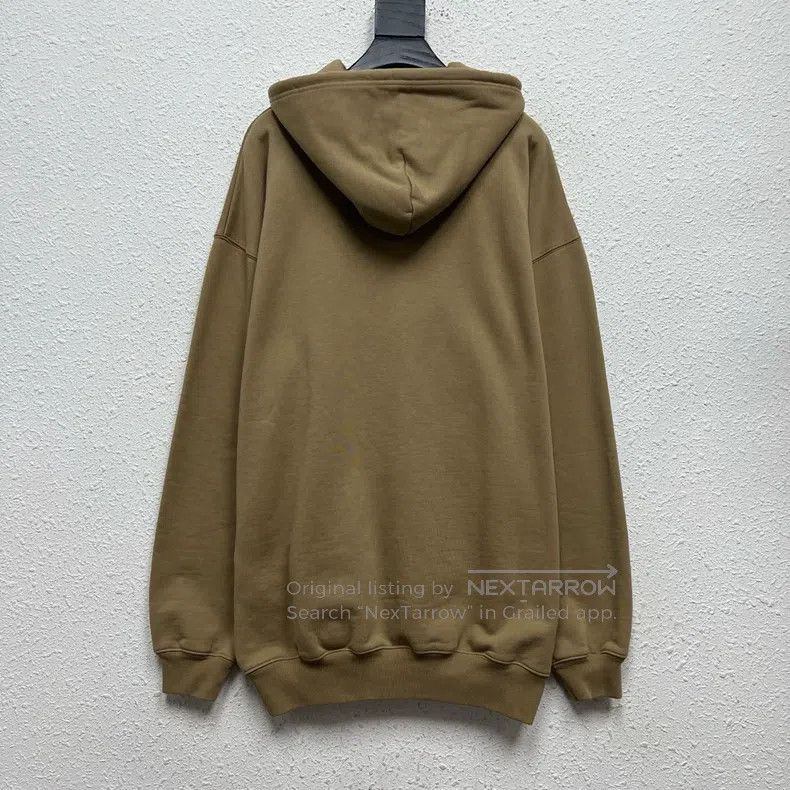 Balenciaga Balenciaga Double B embroidery LOGO hoodie in wheat color Size US S / EU 44-46 / 1 - 2 Thumbnail