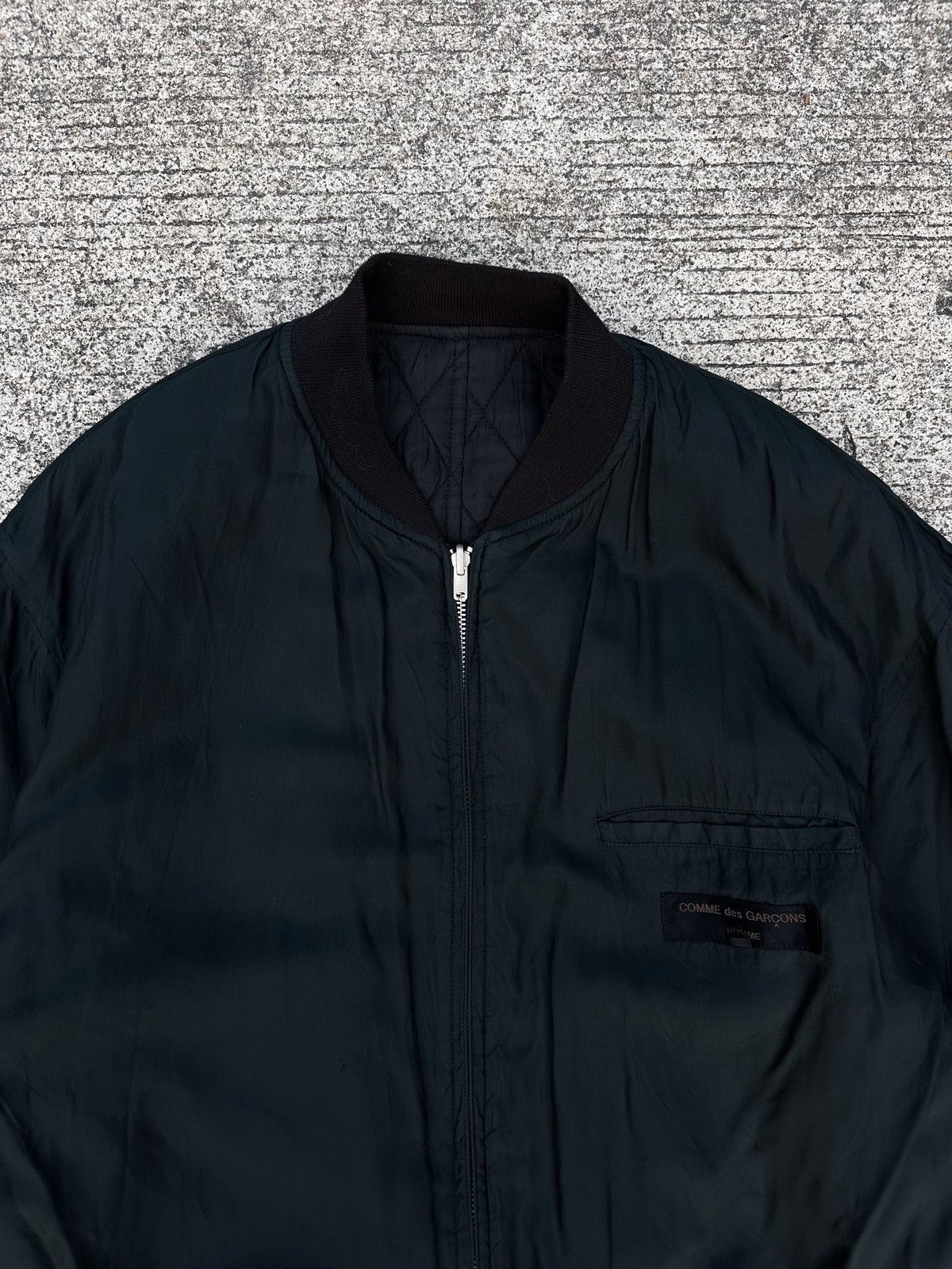 Comme des Garcons Homme Comme des Garcons AW93 Quilted Reversible Bomber Jacket Size US M / EU 48-50 / 2 - 10 Thumbnail