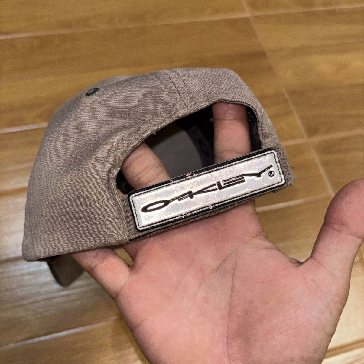 Oakley × Vintage Vintage ΟaκΙey Sun Fade Strapback Hat Size ONE SIZE - 7 Thumbnail