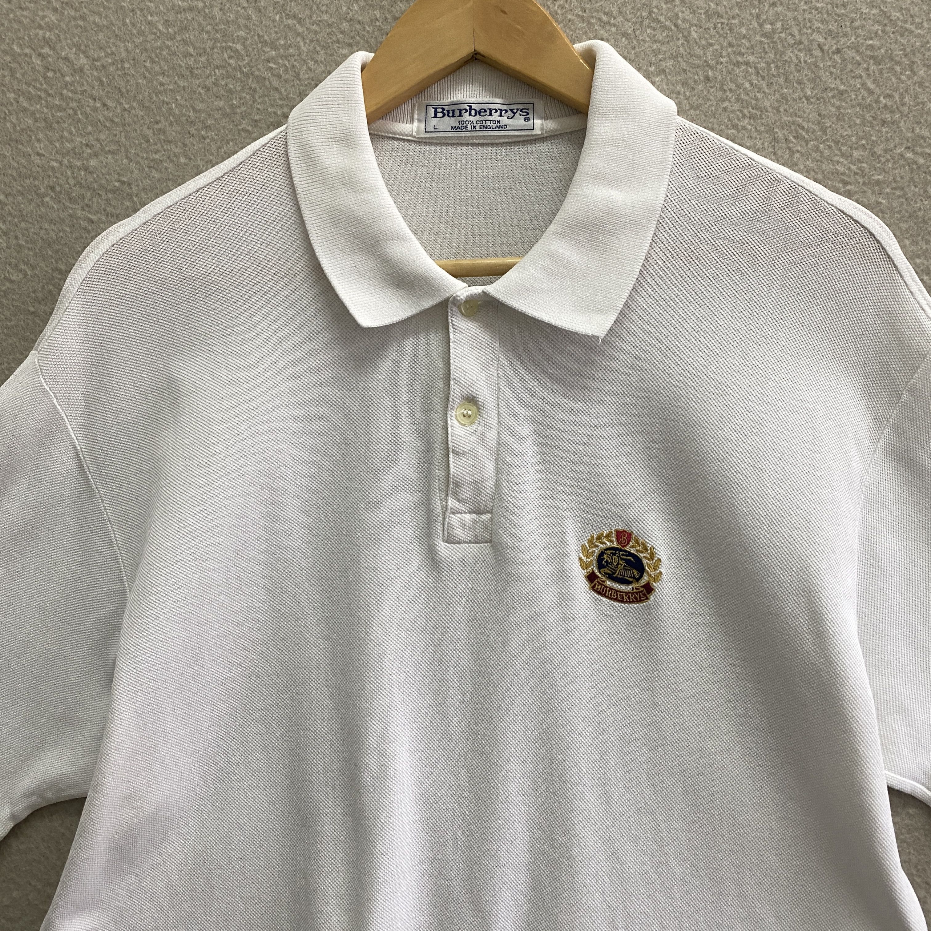 Burberry Vintage Burberry Polo Shirt Size US L / EU 52-54 / 3 - 2 Thumbnail
