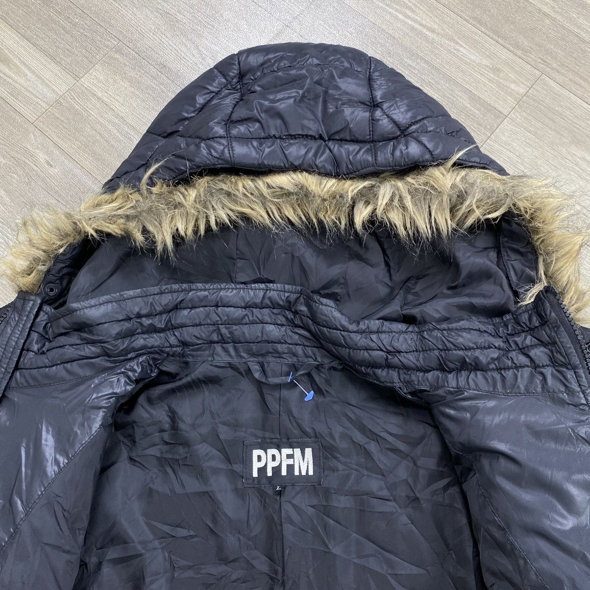 PPFM 2000s PPFM Fur Lgb Ifsixwasnine Kmrii Goa Puffer Down Jacket Size US L / EU 52-54 / 3 - 12 Thumbnail